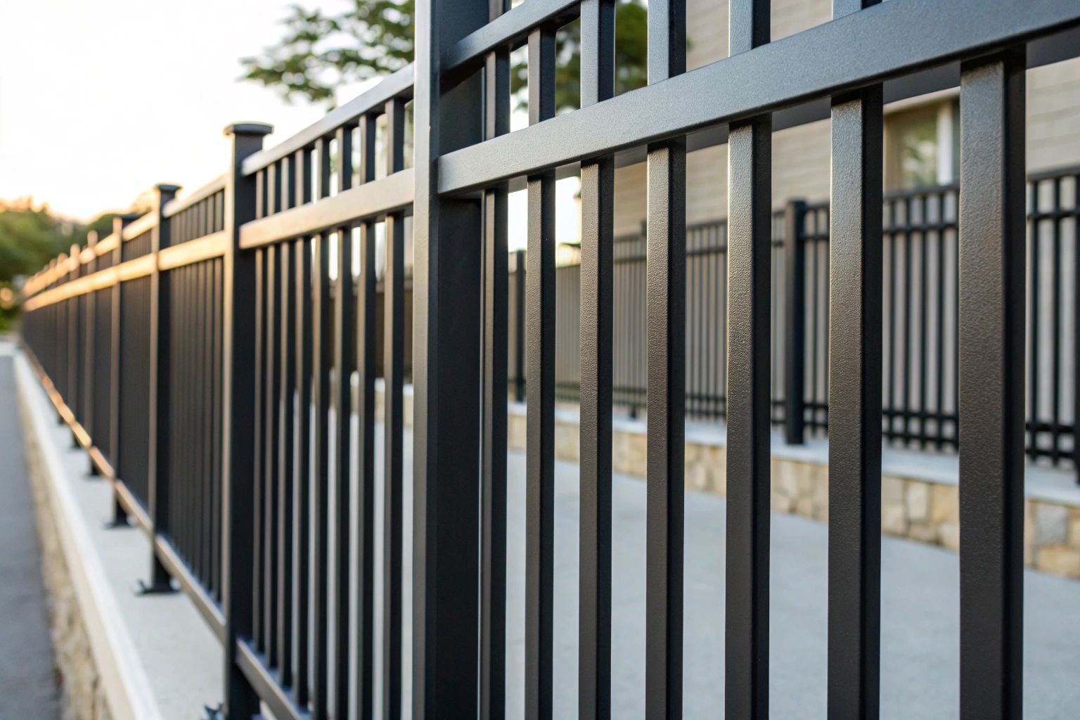 High-Quality Aluminum Fence Installation by Big Banana Fence