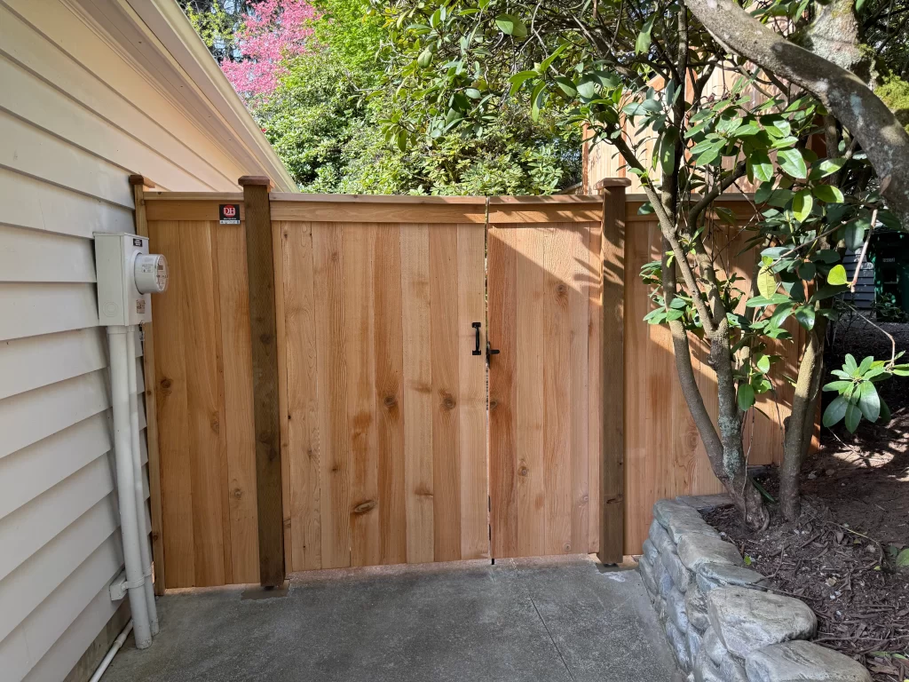 Privacy Cedar Fence Seattle