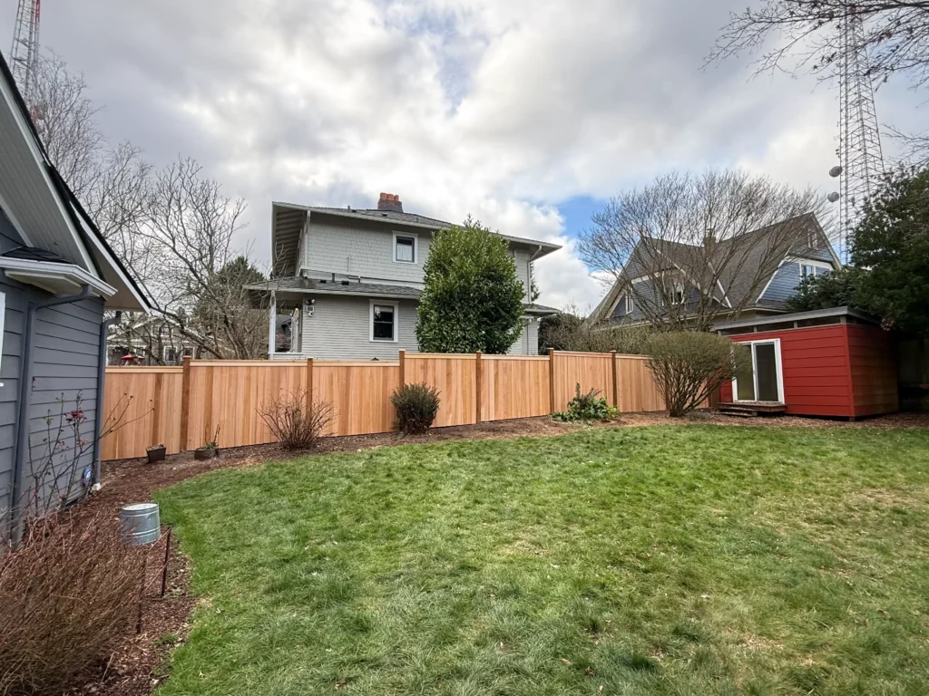 Cedar Privacy Fencing and Seattle's Wet Climate