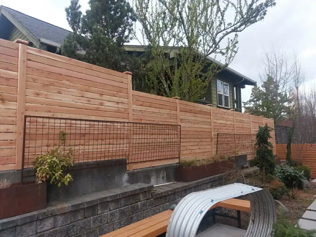 4. Stepped vs. Sloped Privacy Fences for Hillside Yards