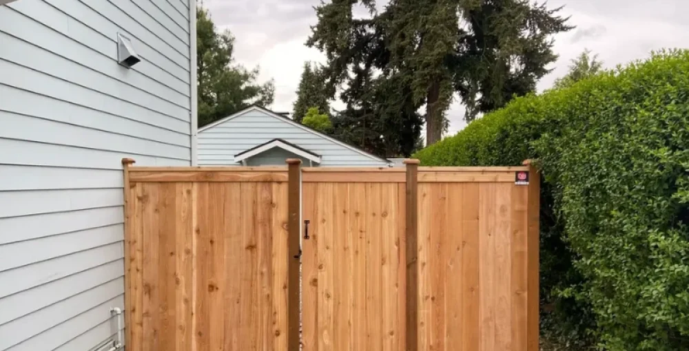 Cedar Privacy Fence Seattle